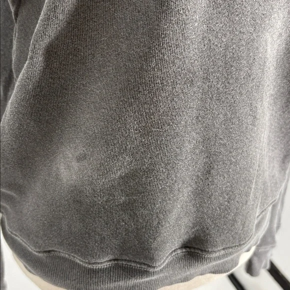 The Great French Terry Sweatshirt in Gray (Washed Black) - Size Small (1) - Picture 3 of 8